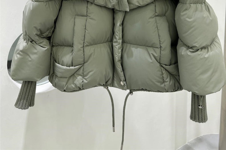 High-end Fox Fur Collar Puffer Jacket