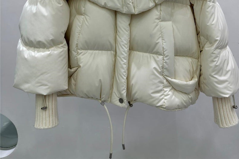 High-end Fox Fur Collar Puffer Jacket