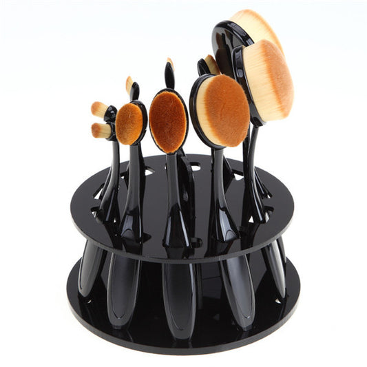 Makeup brush holder