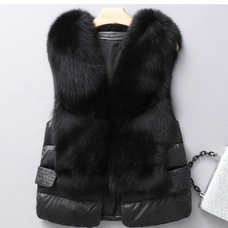 Fur Woolen Women's Jacket