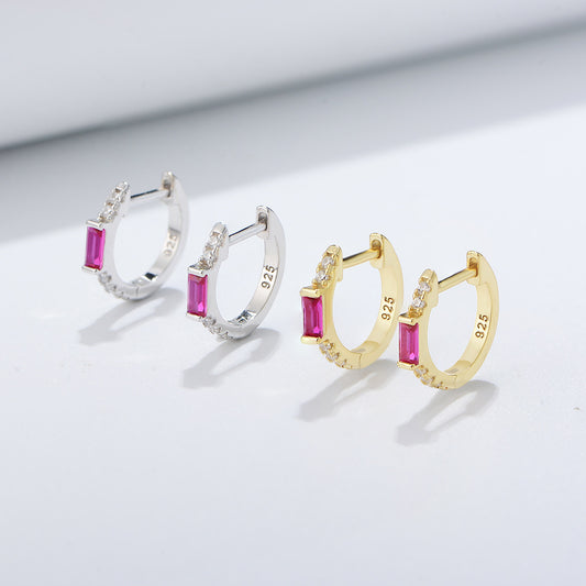 Square Zircon Earrings