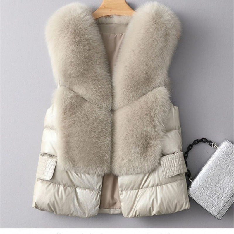 Fur Woolen Women's Jacket