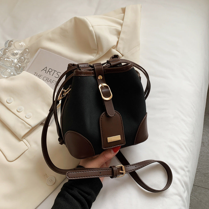 Bucket Leather Shoulder Bag