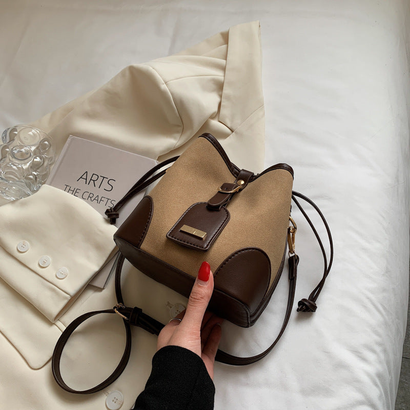 Bucket Leather Shoulder Bag