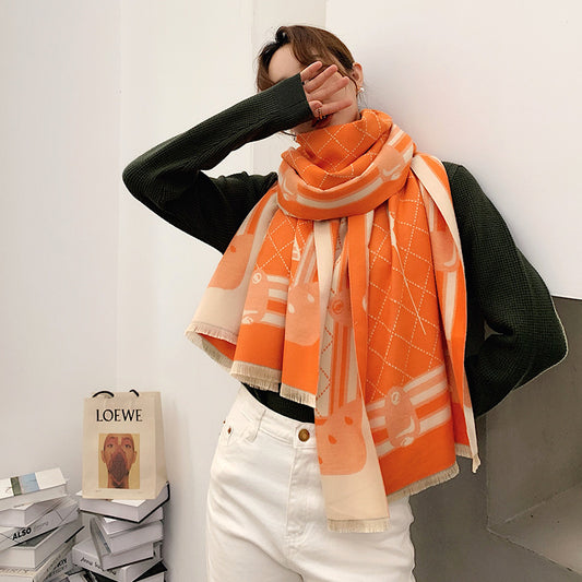 Double-sided Thickened Shawl