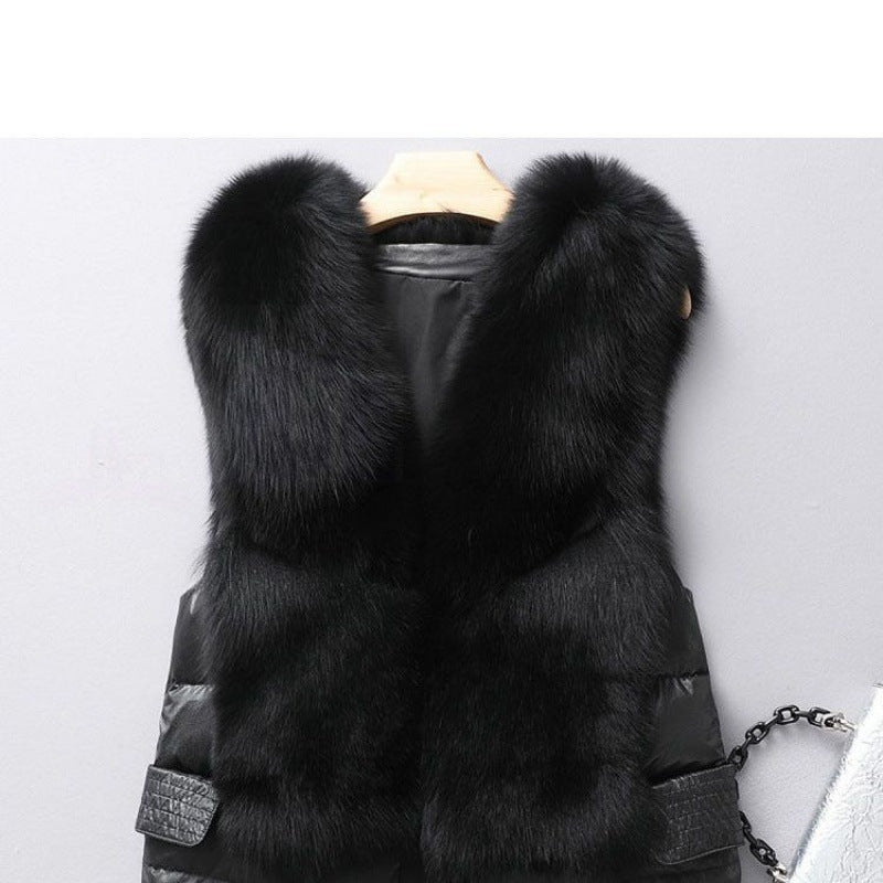 Fur Woolen Women's Jacket