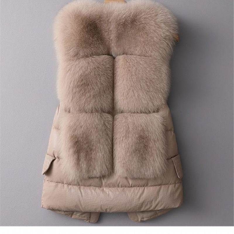 Fur Woolen Women's Jacket