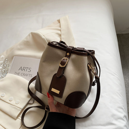 Bucket Leather Shoulder Bag